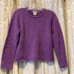 Cropped Crew Cotton Sweater